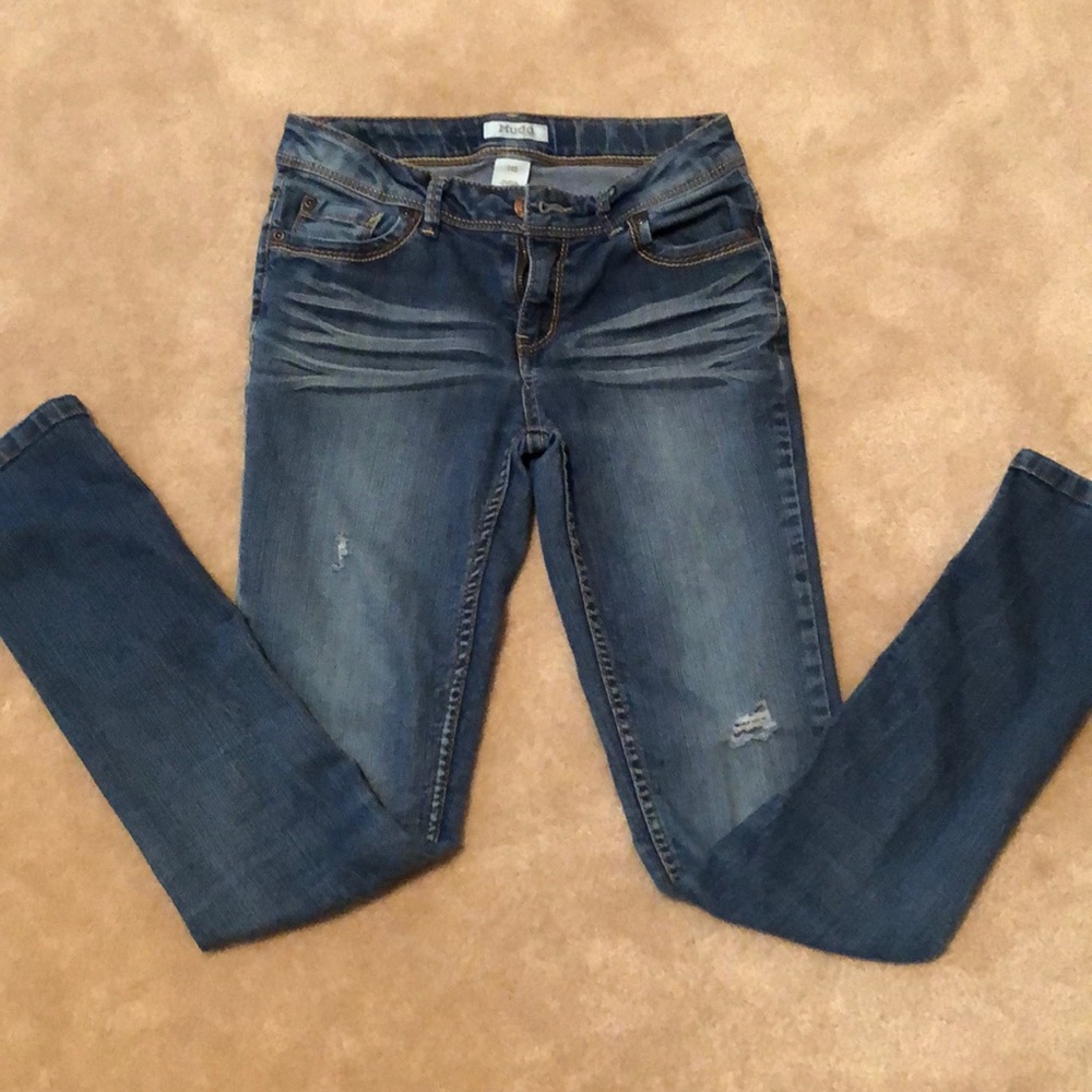 Mudd stretch skinny jeans in size 14 slim.